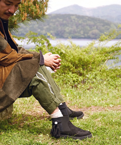 チャイハネ（チャイハネ）の「【チャイハネ】ロッキーMEN'Sブーツ（ブーツ・メンズ・ブラウン/ブラック/ネイビー・L/LL）」の5枚目の写真