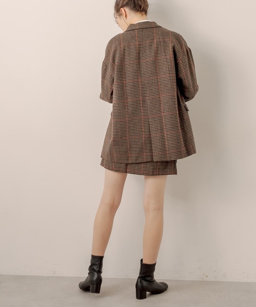 OLIVE des OLIVE(オリーブデオリーブ)の「ハンサムWジャケット(ピーコート・レディース・ダークブラウン/ブラウン/グレイッシュベージュ・FREE)」の19枚目の写真