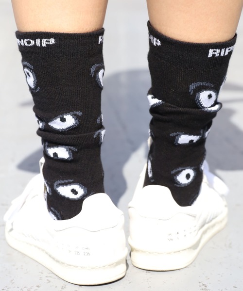 RIPNDIP（リップンディップ）の「RIPNDIP/リップンディップ All Eyes Socks 靴下（ソックス/靴下・メンズ・ブラック・ONE SIZE）」の6枚目の写真