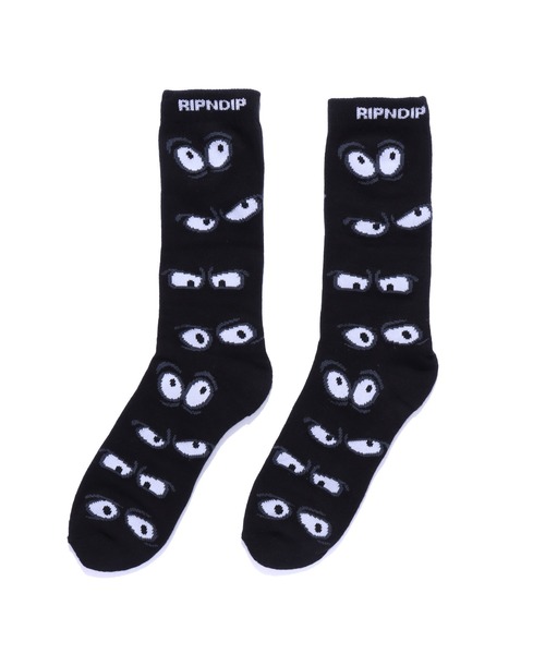 RIPNDIP（リップンディップ）の「RIPNDIP/リップンディップ All Eyes Socks 靴下（ソックス/靴下・メンズ・ブラック・ONE SIZE）」の8枚目の写真
