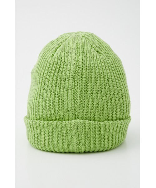 SLY（スライ）の「PLAIN BEANIE ビーニー ニット帽（ニットキャップ/ビーニー・レディース・ブラック/グリーン/オレンジ/グレー・FREE）」の12枚目の写真