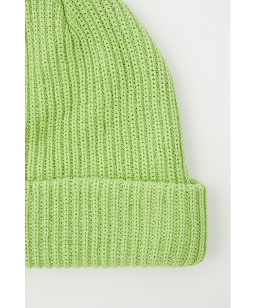 SLY（スライ）の「PLAIN BEANIE ビーニー ニット帽（ニットキャップ/ビーニー・レディース・ブラック/グリーン/オレンジ/グレー・FREE）」の21枚目の写真