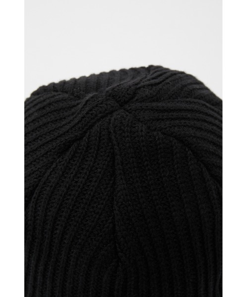 SLY（スライ）の「PLAIN BEANIE ビーニー ニット帽（ニットキャップ/ビーニー・レディース・ブラック/グリーン/オレンジ/グレー・FREE）」の8枚目の写真