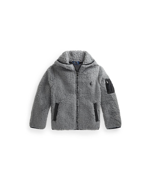 フリース フーデッド ジャケット