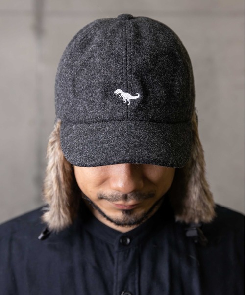 無（ム）の「メルトンダイナソーサイドアップキャップ（キャップ・レディース・ブラック/グレー/キャメル/オートミール・FREE）」の13枚目の写真