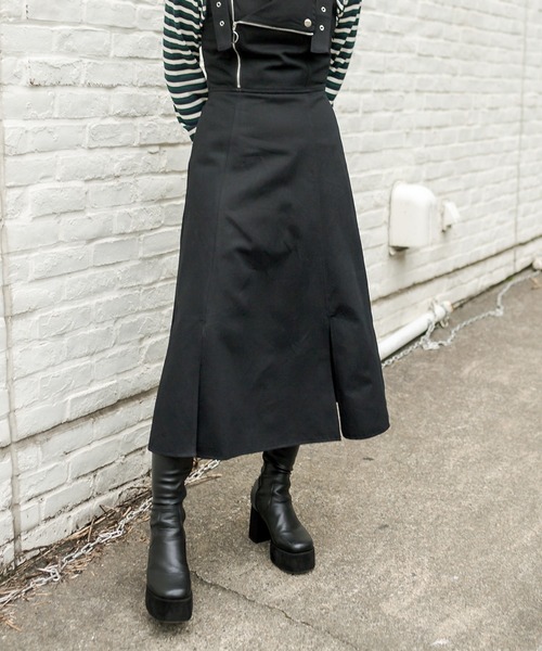 RASVOA(ラスボア)の「ライダーパターンスリットワンピース(ワンピース・レディース・ブラック/グリーン・FREE)」の9枚目の写真