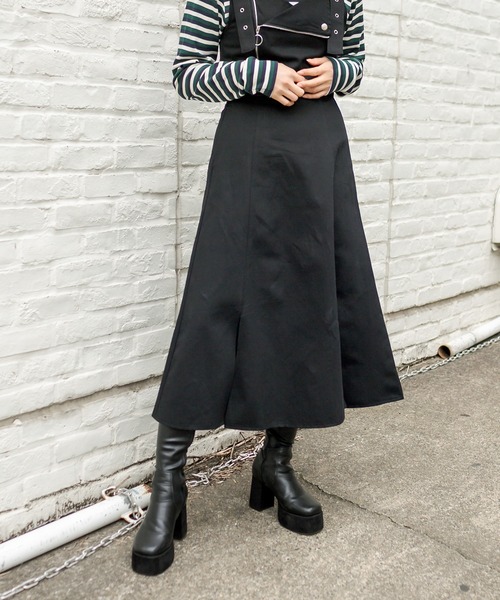 RASVOA(ラスボア)の「ライダーパターンスリットワンピース(ワンピース・レディース・ブラック/グリーン・FREE)」の15枚目の写真