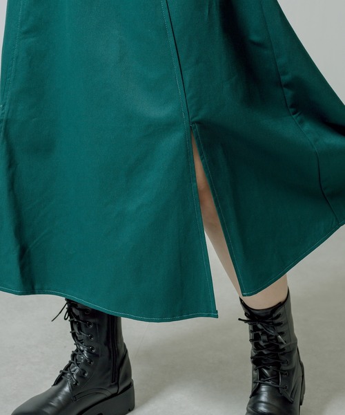 RASVOA(ラスボア)の「ライダーパターンスリットワンピース(ワンピース・レディース・ブラック/グリーン・FREE)」の14枚目の写真