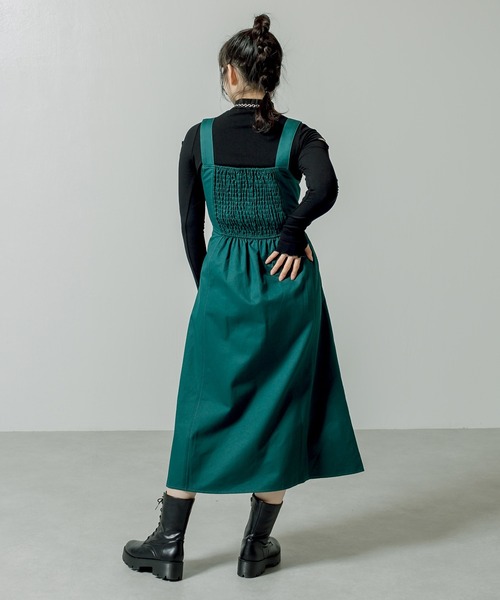 RASVOA(ラスボア)の「ライダーパターンスリットワンピース(ワンピース・レディース・ブラック/グリーン・FREE)」の20枚目の写真