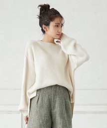 KOBE LETTUCE | ラウンドゆるニットトップス(ニット/セーター)