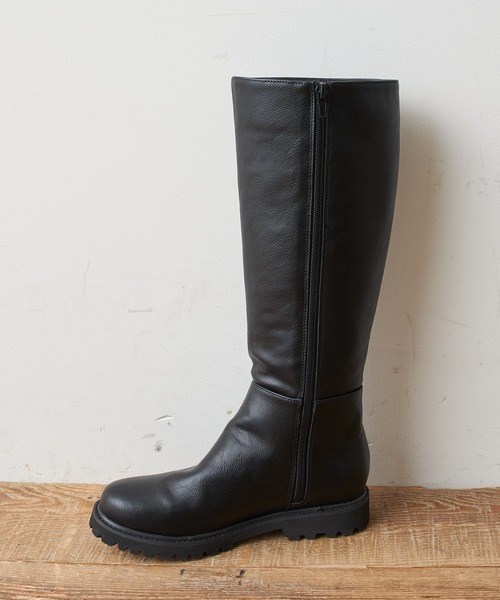 CIAOPANIC TYPY(チャオパニックティピー)の「【ZOZOTOWN限定】トラックソールロングブーツ(ブーツ・レディース・ブラウン/ブラック・36/38/37)」の10枚目の写真