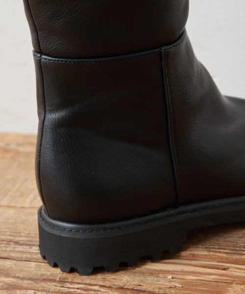 CIAOPANIC TYPY(チャオパニックティピー)の「【ZOZOTOWN限定】トラックソールロングブーツ(ブーツ・レディース・ブラウン/ブラック・36/38/37)」の12枚目の写真