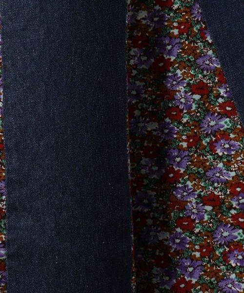 fredy repit（フレディレピ）の「花柄切替デニムスカート（デニムスカート・レディース・ブラック/ネイビー・38/36）」の18枚目の写真