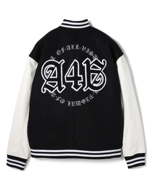 A4A（エーフォーエー）の「A4A/エーフォーエー/ワッペンスタジャン（スタジャン・メンズ・ホワイト/ブラック・MEDIUM/LARGE）」の22枚目の写真