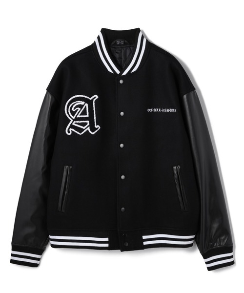 A4A（エーフォーエー）の「A4A/エーフォーエー/ワッペンスタジャン（スタジャン・メンズ・ホワイト/ブラック・MEDIUM/LARGE）」の21枚目の写真