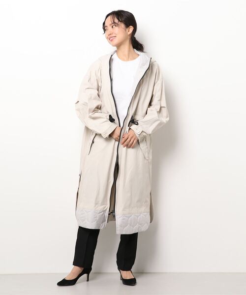 LAGLAIA(ラグライア)の「【LAGLAIA】キルトコンビモッズCT(その他アウター・レディース・ベージュ/ホワイト・FREE)」の1枚目の写真