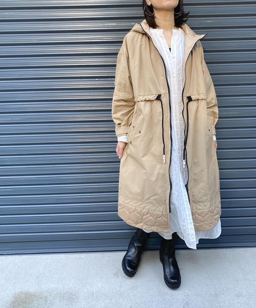 LAGLAIA(ラグライア)の「【LAGLAIA】キルトコンビモッズCT(その他アウター・レディース・ベージュ/ホワイト・FREE)」の6枚目の写真