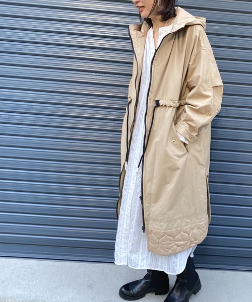 LAGLAIA(ラグライア)の「【LAGLAIA】キルトコンビモッズCT(その他アウター・レディース・ベージュ/ホワイト・FREE)」の9枚目の写真
