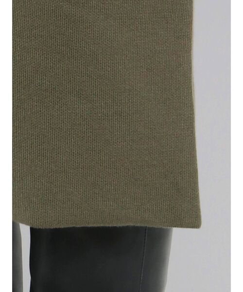 EMODA（エモダ）の「ラウンドニットミディワンピース（ワンピース・レディース・ベージュ/ブラック/カーキ・FREE）」の18枚目の写真