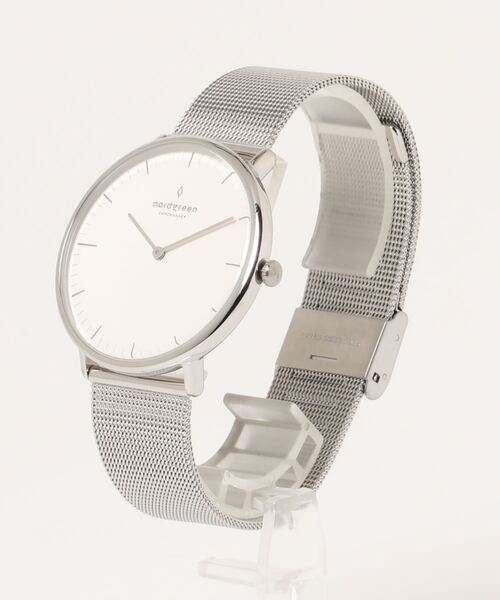 nordgreen(ノードグリーン)の「《nordgreen/ノードグリーン》新作 Native 限定BOXSET 40mm シルバーメッシュ ブラックレザー付属(アナログ腕時計・メンズ・シルバー・FREE)」の7枚目の写真