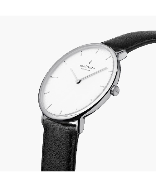 nordgreen(ノードグリーン)の「《nordgreen/ノードグリーン》新作 Native 限定BOXSET 40mm シルバーメッシュ ブラックレザー付属(アナログ腕時計・メンズ・シルバー・FREE)」の6枚目の写真
