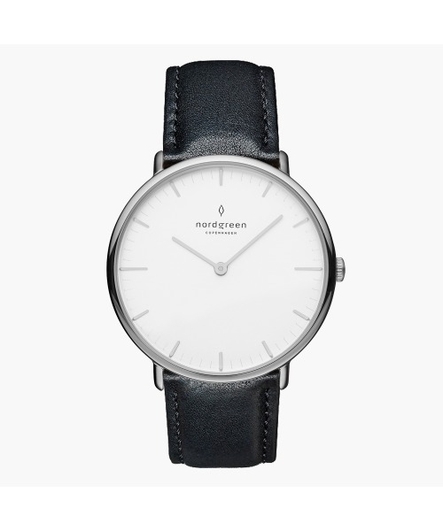 nordgreen(ノードグリーン)の「《nordgreen/ノードグリーン》新作 Native 限定BOXSET 40mm シルバーメッシュ ブラックレザー付属(アナログ腕時計・メンズ・シルバー・FREE)」の4枚目の写真