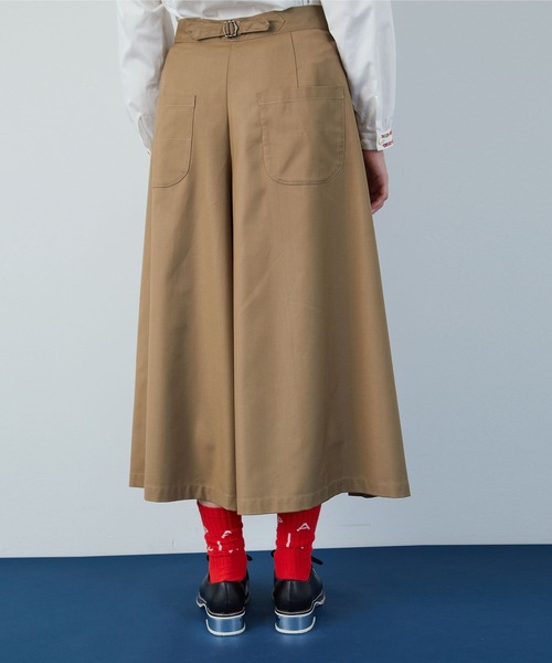 FRAPBOIS（フラボア）の「マリナプリーツ パンツ（その他パンツ・レディース・ベージュ/ネイビー・1/0）」の18枚目の写真