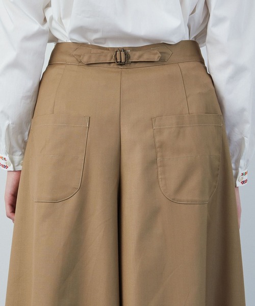 FRAPBOIS（フラボア）の「マリナプリーツ パンツ（その他パンツ・レディース・ベージュ/ネイビー・1/0）」の12枚目の写真