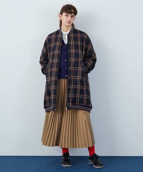 FRAPBOIS（フラボア）の「マリナプリーツ パンツ（その他パンツ・レディース・ベージュ/ネイビー・1/0）」の10枚目の写真