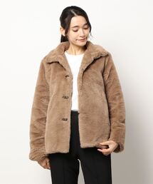 agnes b.（アニエスベー）の「JGA5 VESTE エコファーコート（その他