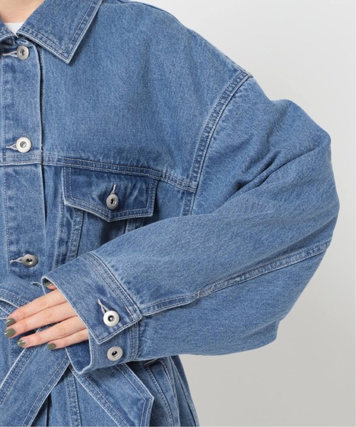 Gジャン+デニムジャケット Spick & Span - Spick and Span U by SPICK&SPAN（ユーバイスピックアンドスパン）の「ベルト付きG