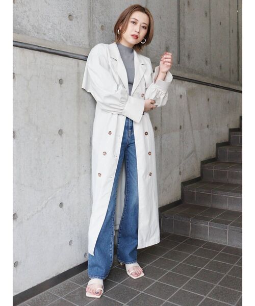 MURUA（ムルーア）の「ヴィンテージフレアデニム（デニムパンツ・レディース・ブルー・2/0/1）」の11枚目の写真