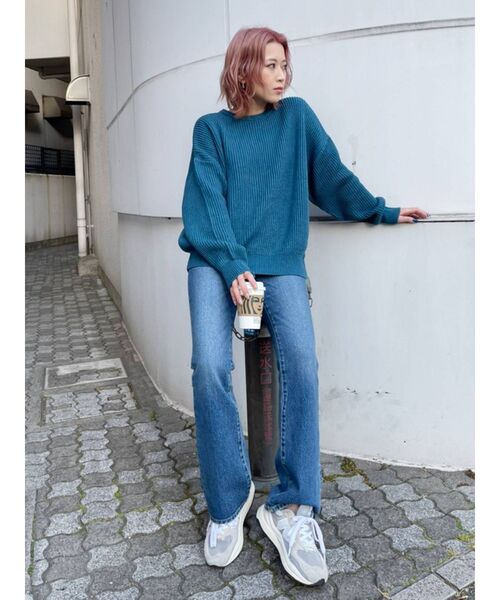 MURUA（ムルーア）の「ヴィンテージフレアデニム（デニムパンツ・レディース・ブルー・2/0/1）」の14枚目の写真