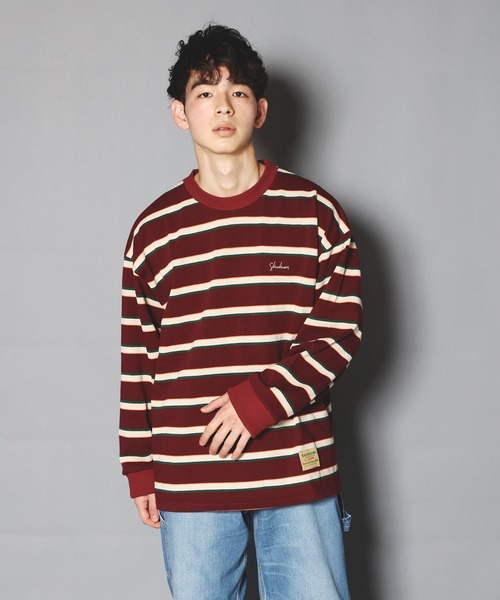 SKOOKUM（スクーカム）の「SKOOKUM×JACKROSEボーダーTシャツ（Tシャツ/カットソー・メンズ・ホワイト/ブラック/ワイン・M/L）」の3枚目の写真