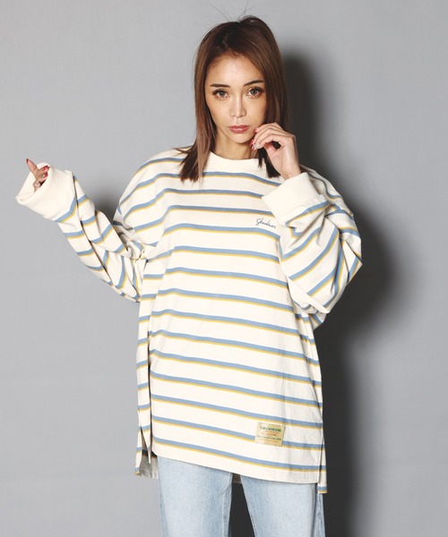 SKOOKUM（スクーカム）の「SKOOKUM×JACKROSEボーダーTシャツ（Tシャツ/カットソー・メンズ・ホワイト/ブラック/ワイン・M/L）」の8枚目の写真