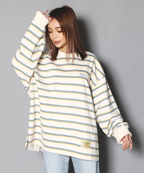 SKOOKUM（スクーカム）の「SKOOKUM×JACKROSEボーダーTシャツ（Tシャツ/カットソー・メンズ・ホワイト/ブラック/ワイン・M/L）」の9枚目の写真