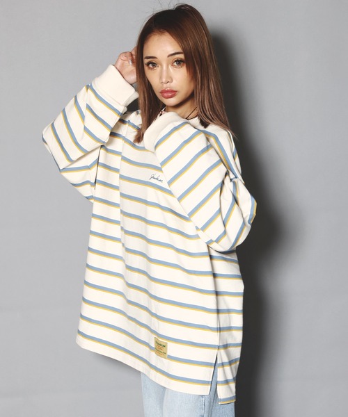 SKOOKUM（スクーカム）の「SKOOKUM×JACKROSEボーダーTシャツ（Tシャツ/カットソー・メンズ・ホワイト/ブラック/ワイン・M/L）」の10枚目の写真