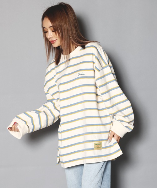 SKOOKUM（スクーカム）の「SKOOKUM×JACKROSEボーダーTシャツ（Tシャツ/カットソー・メンズ・ホワイト/ブラック/ワイン・M/L）」の11枚目の写真