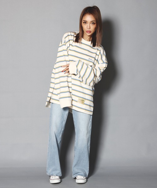 SKOOKUM（スクーカム）の「SKOOKUM×JACKROSEボーダーTシャツ（Tシャツ/カットソー・メンズ・ホワイト/ブラック/ワイン・M/L）」の19枚目の写真