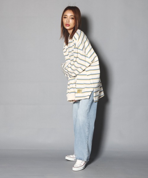 SKOOKUM（スクーカム）の「SKOOKUM×JACKROSEボーダーTシャツ（Tシャツ/カットソー・メンズ・ホワイト/ブラック/ワイン・M/L）」の21枚目の写真