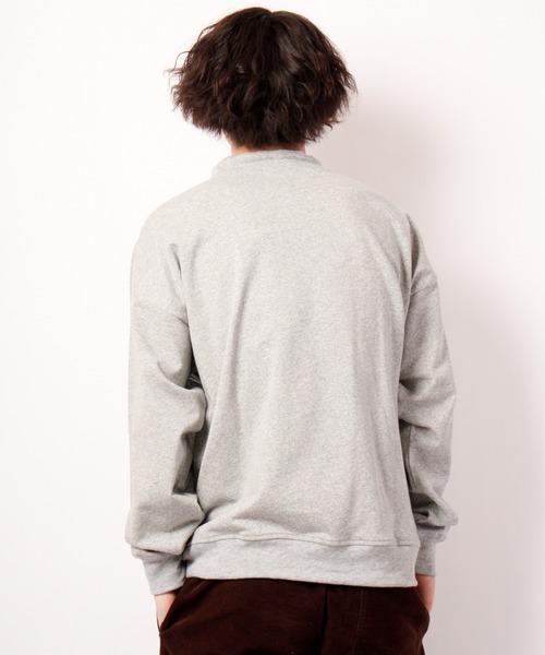 House of Blues（ハウスオブブルース）の「T/C裏毛ファー使いスタンドプルオーバー（スウェット・メンズ・ブラック/杢グレー・M/L）」の10枚目の写真