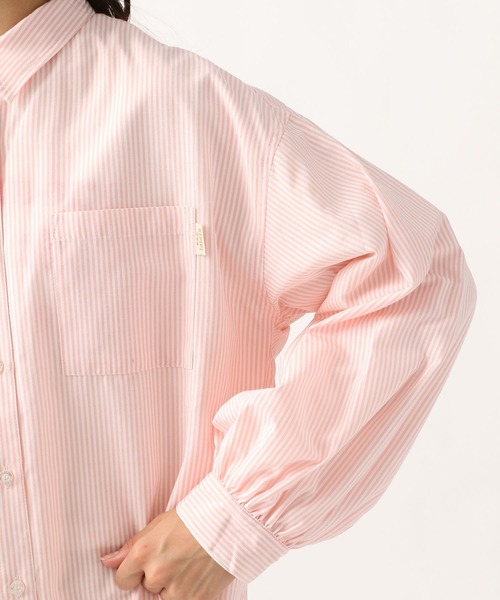 repipi armario（レピピ アルマリオ）の「ストライプBIGシャツ（シャツ/ブラウス・キッズ・ピンク系その他/グリーン系その他/ブルー系その他・SMALL/MEDIUM）」の7枚目の写真