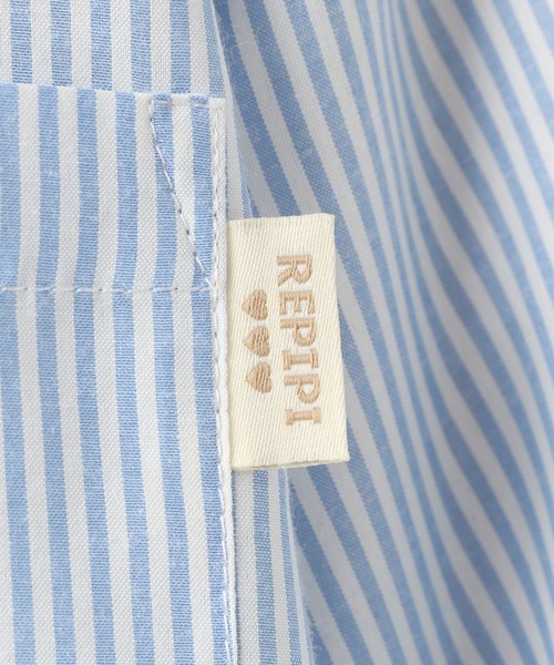 repipi armario（レピピ アルマリオ）の「ストライプBIGシャツ（シャツ/ブラウス・キッズ・ピンク系その他/グリーン系その他/ブルー系その他・SMALL/MEDIUM）」の15枚目の写真