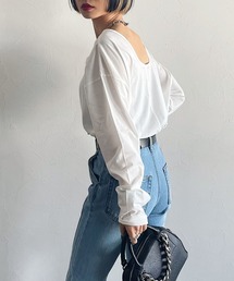 PAGEBOY | ルーズネックロンT(Tシャツ/カットソー)