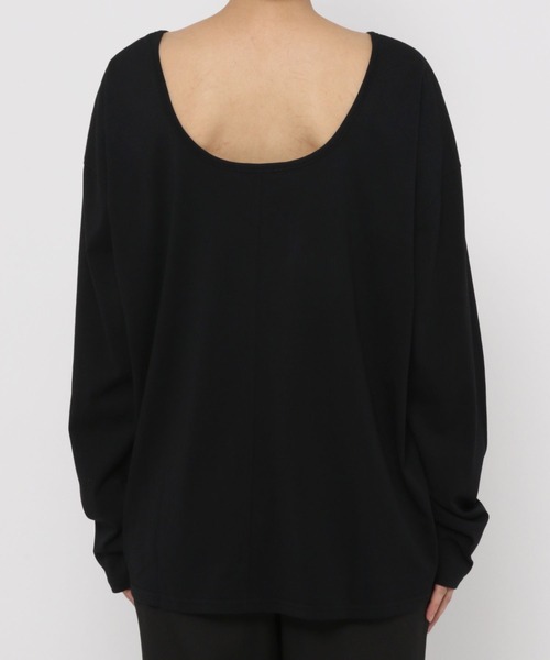 PAGEBOY（ページボーイ）の「ルーズネックロンT（Tシャツ/カットソー・レディース・ブラック/オフホワイト・FREE）」の12枚目の写真