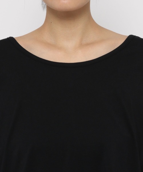 PAGEBOY（ページボーイ）の「ルーズネックロンT（Tシャツ/カットソー・レディース・ブラック/オフホワイト・FREE）」の10枚目の写真