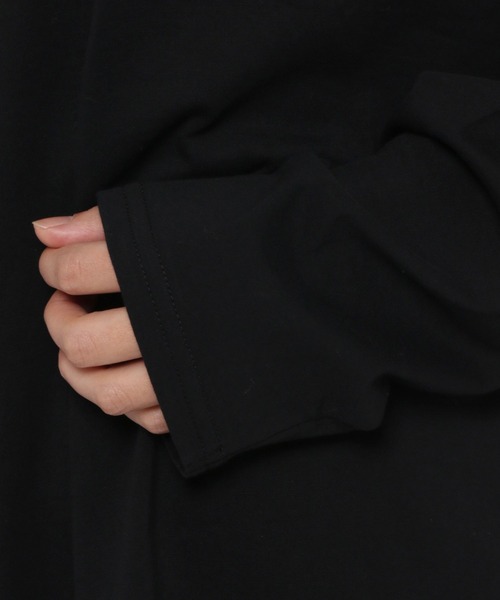 PAGEBOY（ページボーイ）の「ルーズネックロンT（Tシャツ/カットソー・レディース・ブラック/オフホワイト・FREE）」の19枚目の写真