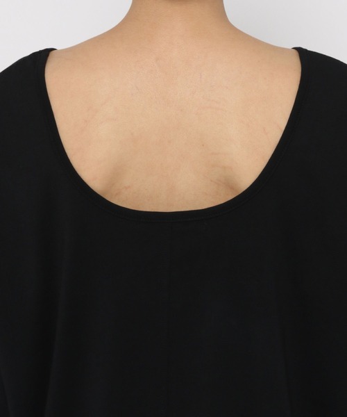 PAGEBOY（ページボーイ）の「ルーズネックロンT（Tシャツ/カットソー・レディース・ブラック/オフホワイト・FREE）」の5枚目の写真