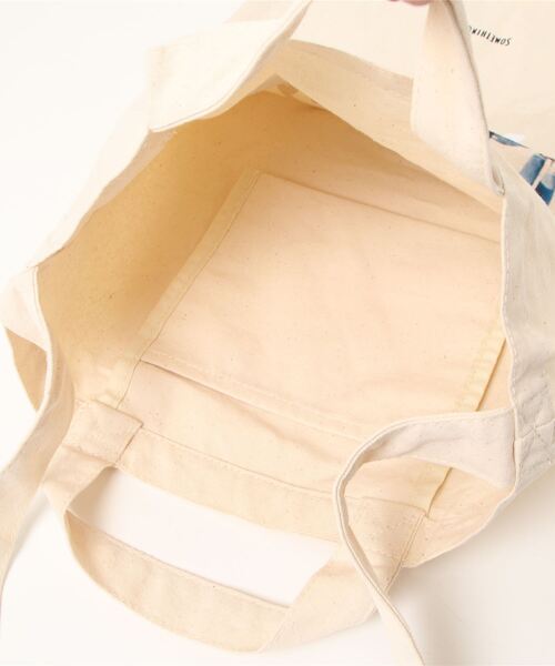 SOMETHING（サムシング）の「SOMETHING TOKYO SOME GIRLS 2WAYトートバッグ（トートバッグ・レディース・アイボリー・FREE）」の3枚目の写真