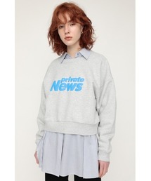 SLY | LOGO SW TOPS/ロゴスウェットトップス(スウェット)